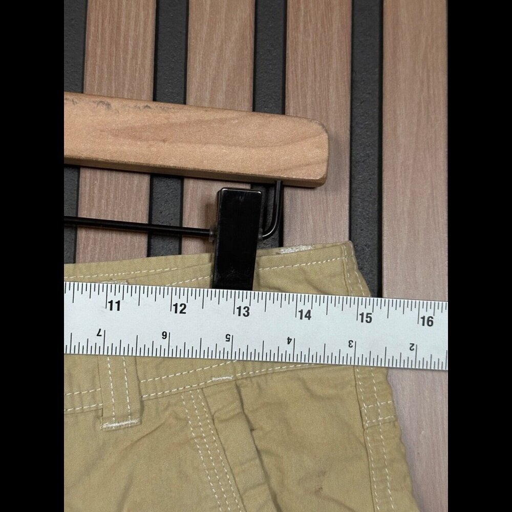 Kuhl Cargo Shorts 30 Mens Khaki Pocket Zip Cotton Nylon 11/5" Inseam - Picture 3 of 8